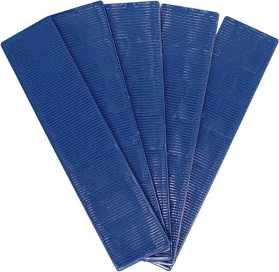 Plastic Platte Shims - Vulplaten Beglazing - Kozijnen Monteren - Stapelbaar - 22 x 100 mm - Grijs