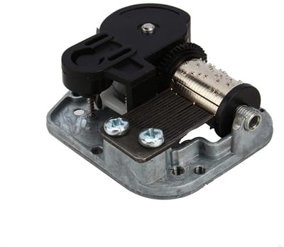 Dailygoods- Muziekdoos Opwindbaar - Muziekdoos Beweging - Muziekdoos Accessoires - Muziekdoos Mechanisme - Muziekdoos Hout - Premium Materiaal 45 X 50 X 20 Mm - Muziekmechanisme