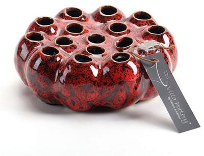 Villa Pottery - Vaas 'Aruba' (Rood)