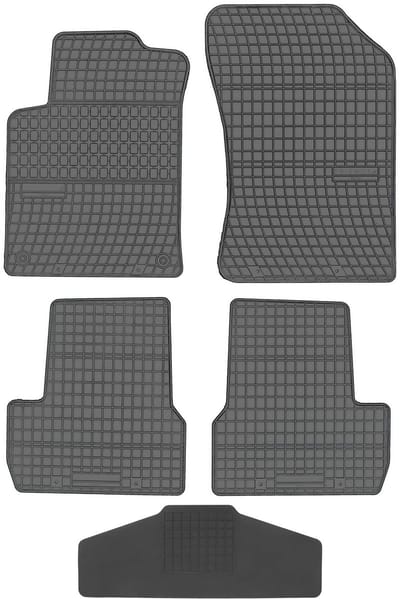 Max-Dywanik Prismat - Rubber Mat Set - Citroen C3 2009-2016 - Zwart - Zonder Stoppers