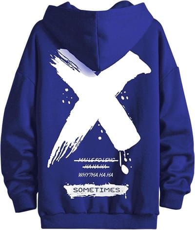 Unisex Sweater met Capuchon en Letterprint | Comfortabele Streetwear Hoodie voor Heren & Dames