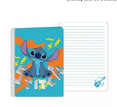 Disney Lilo en Stitch Blue spiraalnotitieboekje A5
