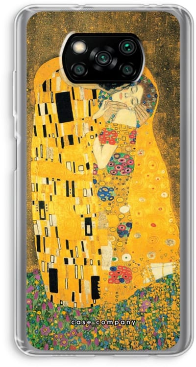 Case Company® - Hoesje geschikt voor Poco X3 Pro hoesje - Der Kuss - Soft Cover Telefoonhoesje - Bescherming aan alle Kanten en Schermrand