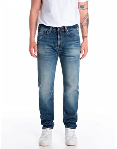 Replay M1038r.000.814836 Spijkerbroek Blauw 29 / 32 Man