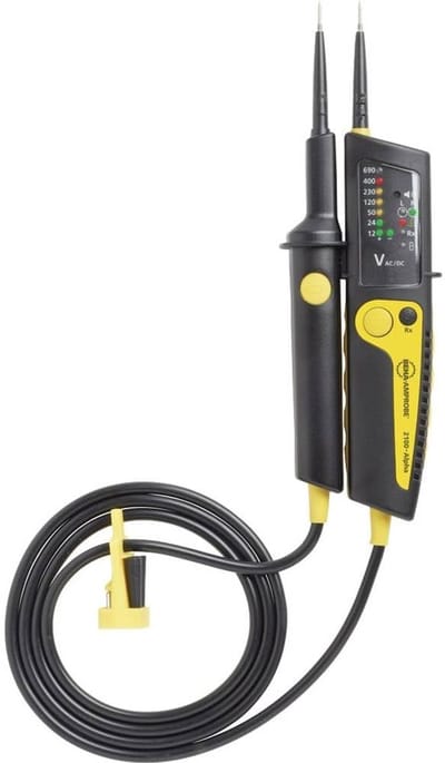Spanningstester met Schakelbare Belasting en Draaiveldrichtingsindicator - Voor Professionele Gebruik