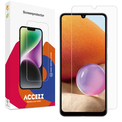 Accezz Screen Protector - Geschikt voor Samsung Galaxy A32 (4G) - Gehard Glas Screenprotector