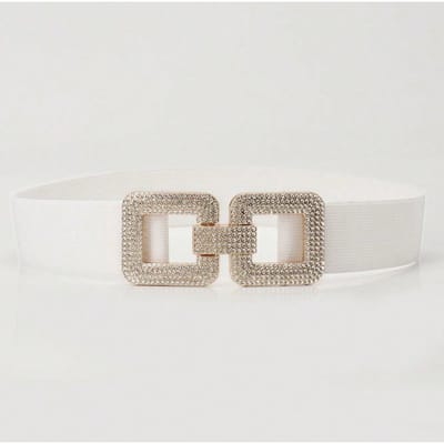 Premium Riem Dames Veelzijdige Jas Pak Jas Damesriem Europese en Amerikaanse Gesp Elastische Tailleafdichting 67CM gray