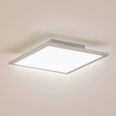Lindby LED paneel Enhife, wit, 30 x 30 cm, metaal, 4.000 K