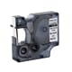 DYMO S0718300 / 18055 IND Rhino tape krimpkous zwart op wit 12mm (huismerk)