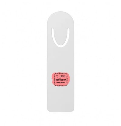 Hacebo® - liefste bonusoma van de wereld metalen boekenlegger - Oma - de liefste bonusoma - verjaardag - cadeautje voor oma - oma artikelen - kado - geschenk Bladwijzer boekenleggers - 12.7 cm x 3.2cm