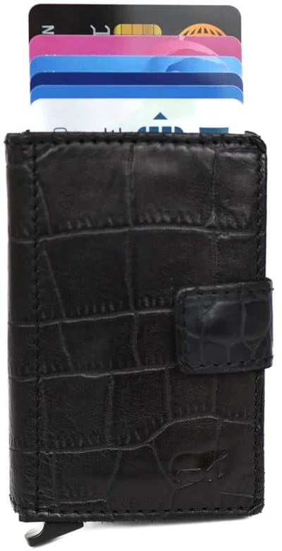 Bear Design Pasjeshouder / Creditcardhouder RFID - Zwart