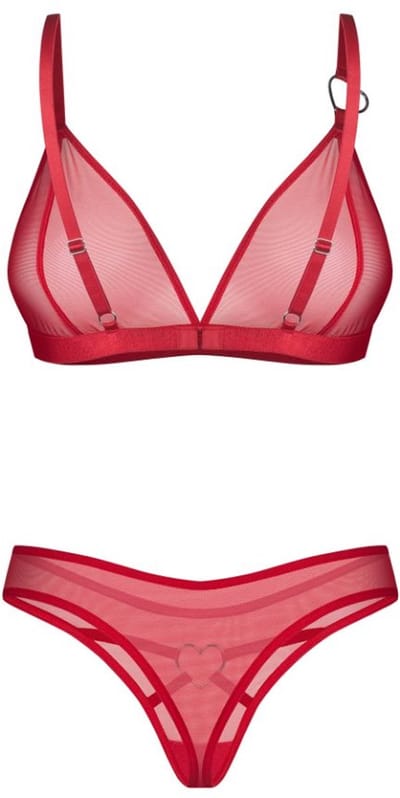 Obsessive - Crimessa Lingerieset - Rood