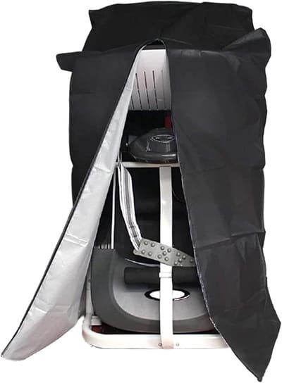 Loopbandhoes - Apparatuur Beschermhoes - Fitness Apparaat - Stof en Waterdicht - 110x95x160 cm - Zwart