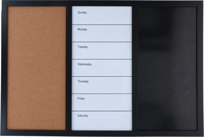 Arti Casa Planbord Weekplanner - Krijtbord - Whiteboard met Weekindeling - Kurkbord - To Do Planner