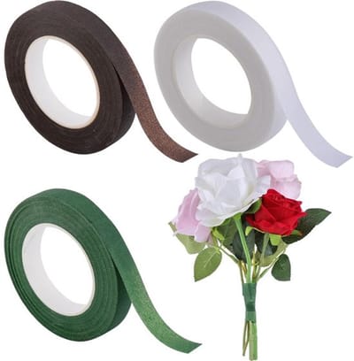 Dailygoody - Bloemen Papier Tape - Crêpe Tape - voor Bruiloft en