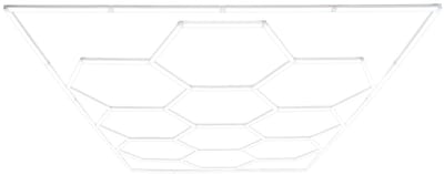 Hexagon led-verlichting x 10 - wit - 361x242 cm - 6500k daglicht