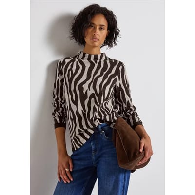 Shirt met zebraprint