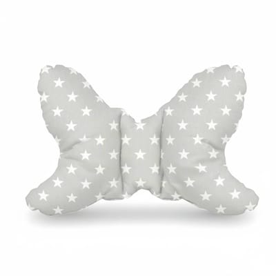 BabyUniverse - Antischok Kussen - Grijze Sterren - Reversibel - Veilige Reizen