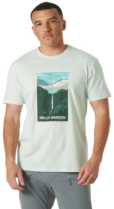 Helly Hansen Massif Graphic T-shirt Met Korte Mouwen Groen L Man