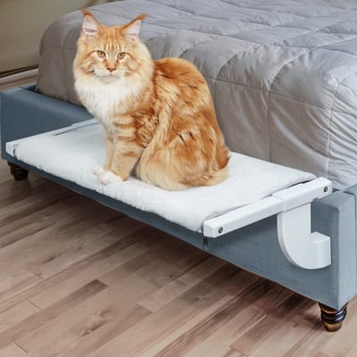 Comfortabele Hangmat voor Katten - Raamligbed voor Binnen en Buiten - Geschikt voor Radiator en Balkon - Maximaal 16 kg - 56 x 34.5 cm