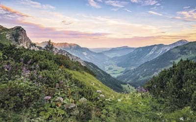 Fotobehang - Alps 400x250cm - Vliesbehang