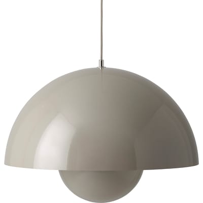 &Tradition Flowerpot VP2 Hanglamp Grijs/ Beige