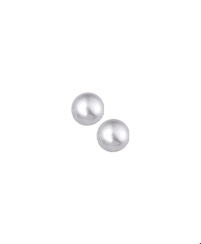 TFT Oorknoppen Parel Zilver Gerhodineerd Glanzend 4mm