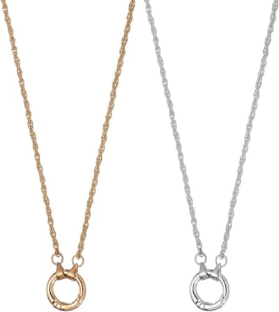 Brillenketting Houder - Hanger Riem - Veilig Bril Dragen - Verstelbare Lengte - 72 cm - Wit Goud