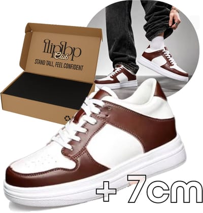 Verhogende Schoenen Heren +7CM - Maat 43 – Elevator Sneakers Mannen – Lengte Verhogende Sneakers – Onzichtbare Verhoging – Casual Heren Schoenen