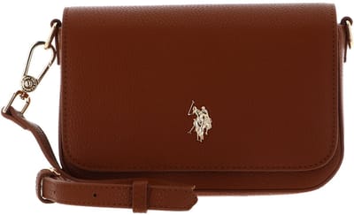 U.S. POLO ASSN. schoudertas Mansion Flap Crossbody Bag Tan bruine