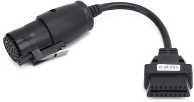 Dailygoody - OBD2 Diagnostische Kabeladapter - Vervangend - Compact en lichtgewicht - 30Pin-16Pin - Geschikt voor vrachtwagens - 250mm lengte