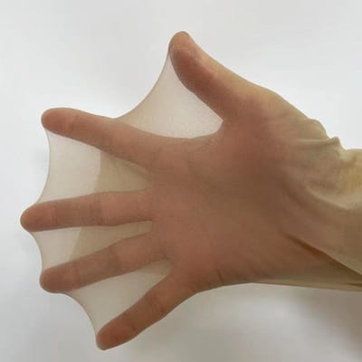 Bas d'été pour femme 1 Den Ultra-Fins Entrejambe en Coton Brillant Lustre Subtil Bas en Nylon pour Dame Bas en Soie Collants Transparents Légèrement Scintillants Max 65kg 175cm beige