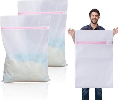 Grote Waszakken 60 x 90 cm - Ideaal voor Wasmachine, Voor Gordijnen, Jassen en Handdoeken