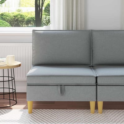 vidaXL - Sofa - met - opslag - Stof
