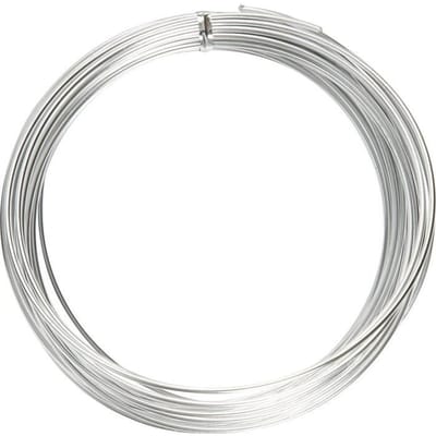 Creativ Company Alu Draad 2 mm Zilver 10 m