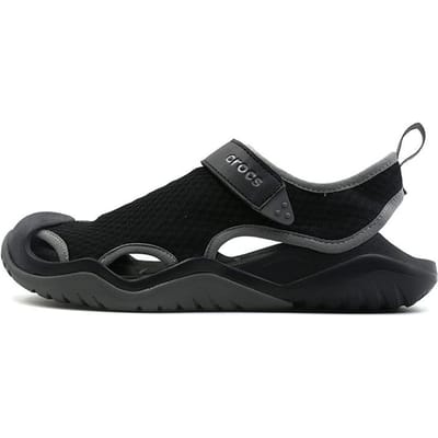 Crocs Swiftwater Sandalen 'Zwart Donkergrijs' 205289-001 39-40 black