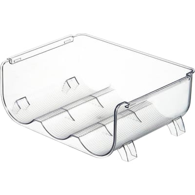 Waterfles Organizer Transparant Stapelbaar Ruimtebesparend Waterfles Opbergrek voor white