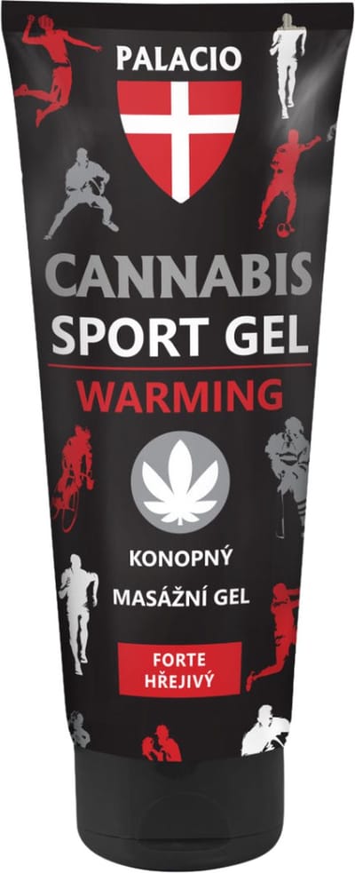 Palacio Cannabis Sportgel Forte – Verwarmende Massagegel met Hennepolie & Kruiden – Voor spieren en gewrichten – Ontspannend en herstellend – 200 ml