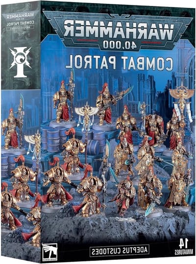 Adeptus Custodes Combat Patrol - Miniaturen Set - Tafelspel Spelen - Complete Kracht - 14 Miniaturen - Meerkleurig