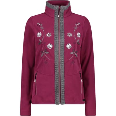 Gebreide fleece met bloemenborduursel voor vrouwen CMP