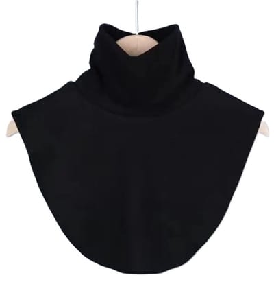 Losse Korltrui Voor Dames I Nep Hoge Koltrui I Blouse Kraagje I Nep Kraagje I Turtleneck I One Size S/L I Zwart