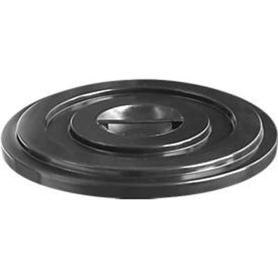 Deksel van HDPE, 35 liter, zwart