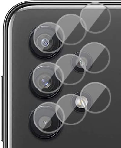 Camera Screenprotector geschikt voor Samsung Galaxy A13 4G - Gehard Glas Beschermglas Tempered Glass Screen Protector - 3 Stuks