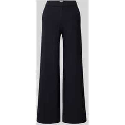 Regular fit wijde broek van viscosemix model 'NALEY'
