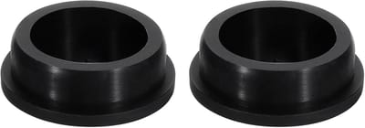 2 Stuks Zwarte Rubber Stoppen, Silicone Doppen voor 44-45mm Gaten, Perfect voor Flessen en Buizen