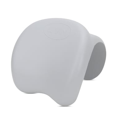 LIVIN' Opblaasbare Spa Kussen - Whirlpools - Spa Accessoires - Spa Hoofdsteun - Opblaasbare Spa Hoofdsteun - 23*25 CM - 100% Polyurethaan - Uitstekende Kwaliteit - Geschikt voor Spa, Jacuzzi en Whirlpools - Grijs
