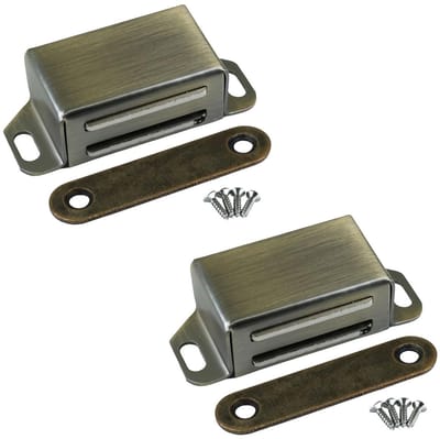 Cosensi- Deurmagneet Sterk - Magneetsluiting - Magneetsluiting Kastdeur - Magneetsluiting Deur - 14 kg Trekkracht - Roestvrij Staal - 2 Stuks
