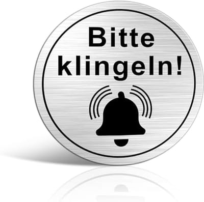 Ronde Deurbelplaat van Geborsteld Metaal - 10 cm - Waterdicht en Roestvrij