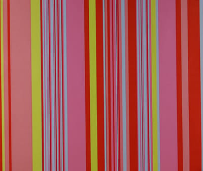 Dutch Wallcoverings - Behang streep rood/groen/blauw - 1194-4