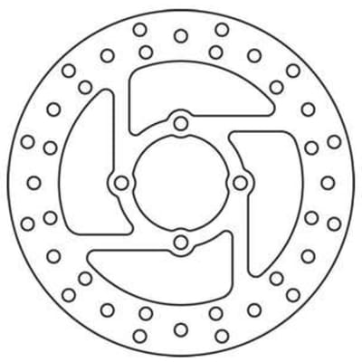 Remschijf TRW MST407, 1 Stuk